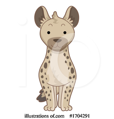 Hyena Clipart #1704291 by BNP Design Studio