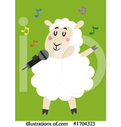 Sheep Clipart #1704323 by BNP Design Studio