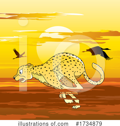 Cheetah Clipart #1734879 by Lal Perera