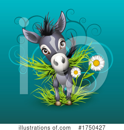 Donkey Clipart #1750427 by Oligo