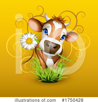 Cow Clipart #1750428 by Oligo