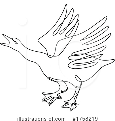 Goose Clipart #1758219 by patrimonio