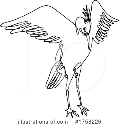 Heron Clipart #1758226 by patrimonio