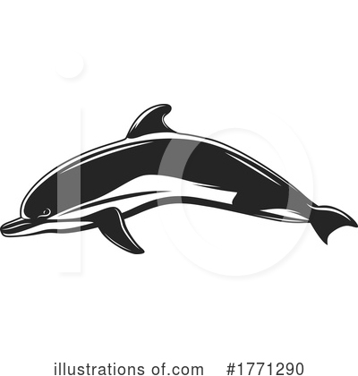 Dolphin Clipart #1771290 by Vector Tradition SM