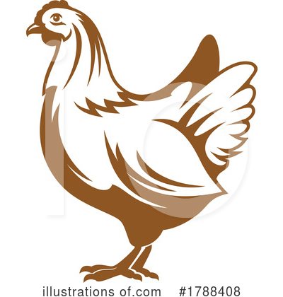 Hen Clipart #1788408 by Vector Tradition SM