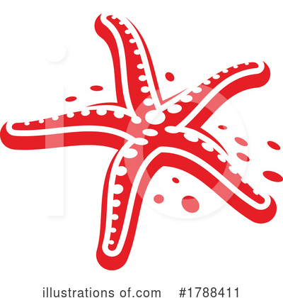 Starfish Clipart #1788411 by Vector Tradition SM