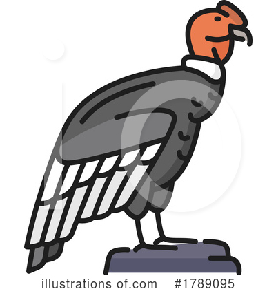 Vulture Clipart #1789095 by Vector Tradition SM