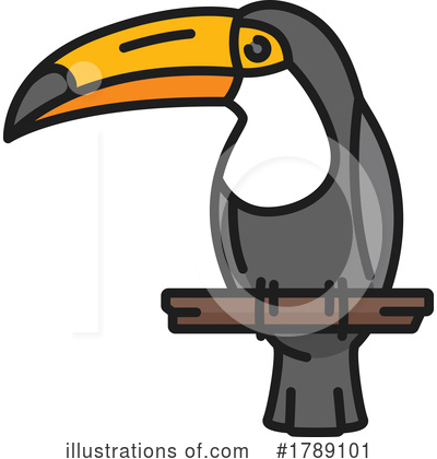 Toucan Clipart #1789101 by Vector Tradition SM