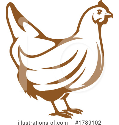 Hen Clipart #1789102 by Vector Tradition SM