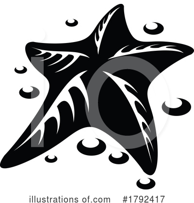 Starfish Clipart #1792417 by Vector Tradition SM