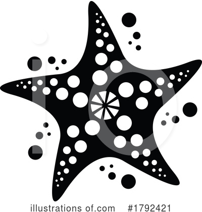 Starfish Clipart #1792421 by Vector Tradition SM