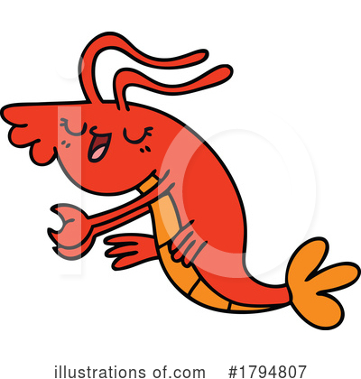 Shrimp Clipart #1794807 by lineartestpilot