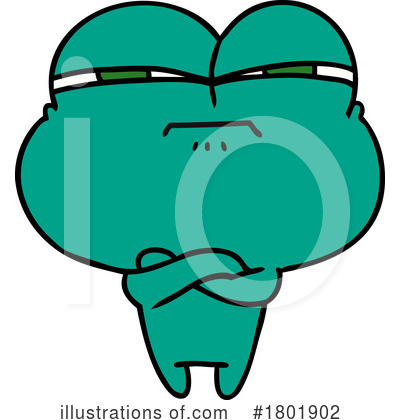 Frog Clipart #1801902 by lineartestpilot