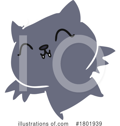 Flying Bat Clipart #1801939 by lineartestpilot