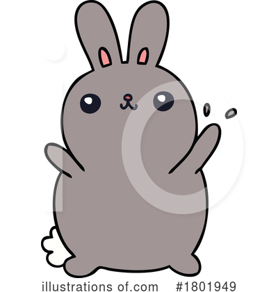 Rabbits Clipart #1801949 by lineartestpilot