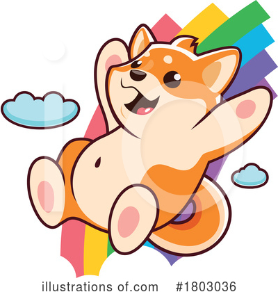 Shiba Inu Clipart #1803036 by Vector Tradition SM