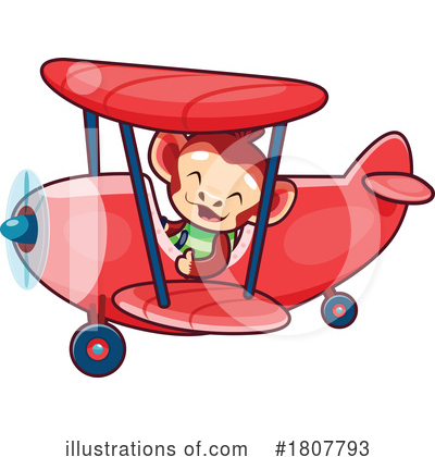 Airplane Clipart #1807793 by Vector Tradition SM