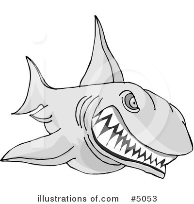 Shark Clipart #5053 by djart