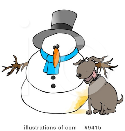 Snowman Clipart #9415 by djart