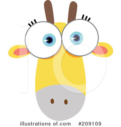 Animal Faces Clipart #209109 by Qiun