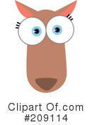 Animal Face Clipart #209114 by Qiun