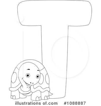 Royalty-Free (RF) Animal Letters Clipart Illustration by BNP Design Studio - Stock Sample #1088887