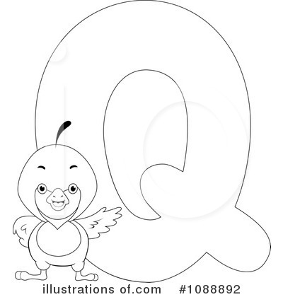 Royalty-Free (RF) Animal Letters Clipart Illustration by BNP Design Studio - Stock Sample #1088892