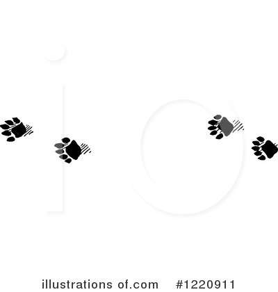 Royalty-Free (RF) Animal Tracks Clipart Illustration by Picsburg - Stock Sample #1220911