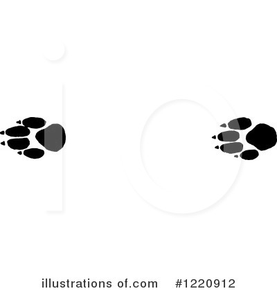 Animal Tracks Clipart #1220912 by Picsburg