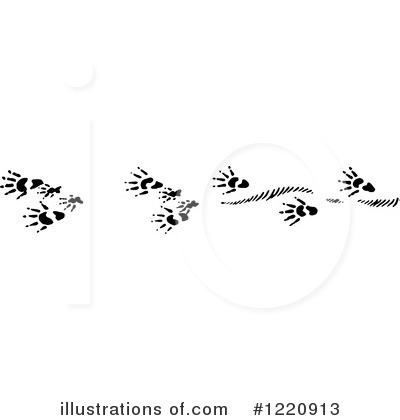 Royalty-Free (RF) Animal Tracks Clipart Illustration by Picsburg - Stock Sample #1220913