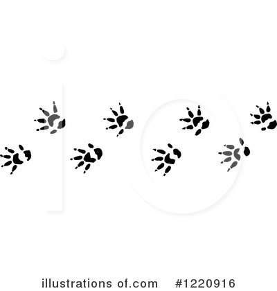 Royalty-Free (RF) Animal Tracks Clipart Illustration by Picsburg - Stock Sample #1220916