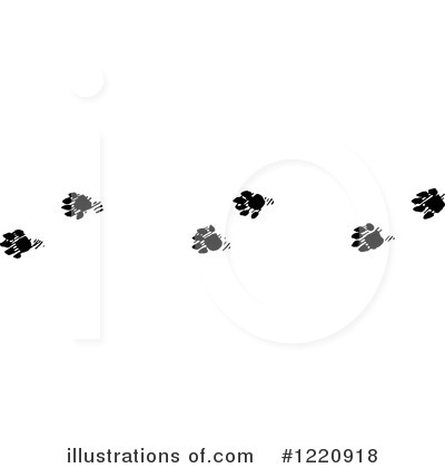 Animal Tracks Clipart #1220918 by Picsburg