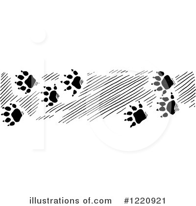 Royalty-Free (RF) Animal Tracks Clipart Illustration by Picsburg - Stock Sample #1220921