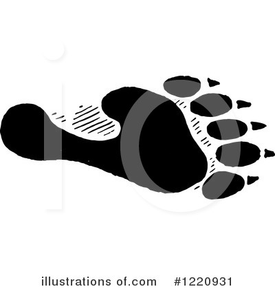 Royalty-Free (RF) Animal Tracks Clipart Illustration by Picsburg - Stock Sample #1220931