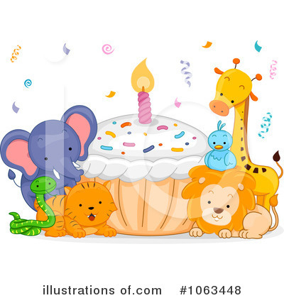 Party Animals Clipart #1063448 by BNP Design Studio