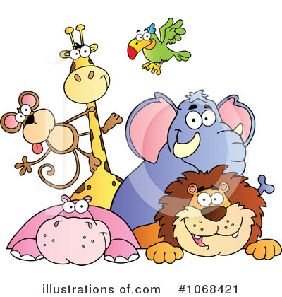 Royalty-Free (RF) Animals Clipart Illustration by Hit Toon - Stock Sample #1068421