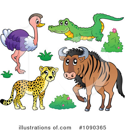 Wildebeest Clipart #1090365 by visekart