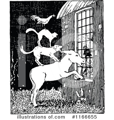Royalty-Free (RF) Animals Clipart Illustration by Prawny Vintage - Stock Sample #1166655