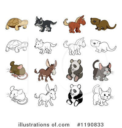 Royalty-Free (RF) Animals Clipart Illustration by AtStockIllustration - Stock Sample #1190833