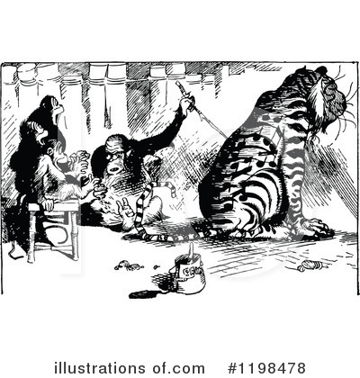 Royalty-Free (RF) Animals Clipart Illustration by Prawny Vintage - Stock Sample #1198478