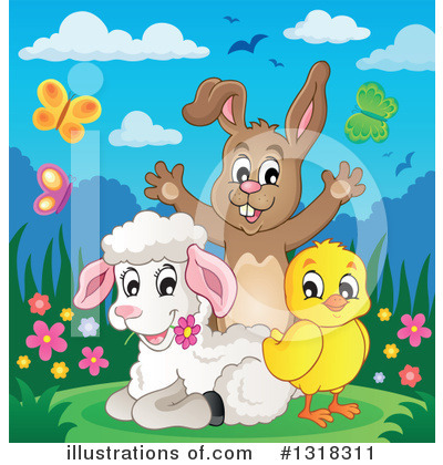 Royalty-Free (RF) Animals Clipart Illustration by visekart - Stock Sample #1318311