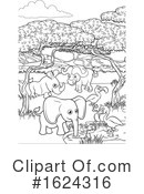 Animals Clipart #1624316 by AtStockIllustration