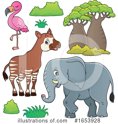 Royalty-Free (RF) Animals Clipart Illustration by visekart - Stock Sample #1653928