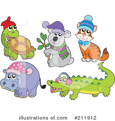 Royalty-Free (RF) Animals Clipart Illustration by visekart - Stock Sample #211912