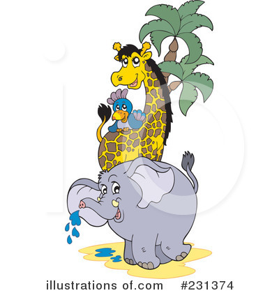 Royalty-Free (RF) Animals Clipart Illustration by visekart - Stock Sample #231374