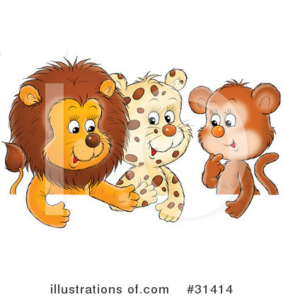 Royalty-Free (RF) Animals Clipart Illustration by Alex Bannykh - Stock Sample #31414
