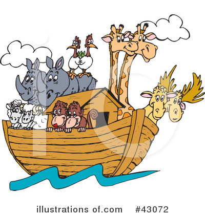Boat Clipart #43072 by Dennis Holmes Designs
