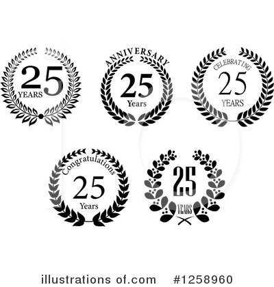 Royalty-Free (RF) Anniversary Clipart Illustration by Vector Tradition SM - Stock Sample #1258960