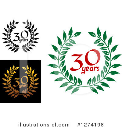 Royalty-Free (RF) Anniversary Clipart Illustration by Vector Tradition SM - Stock Sample #1274198