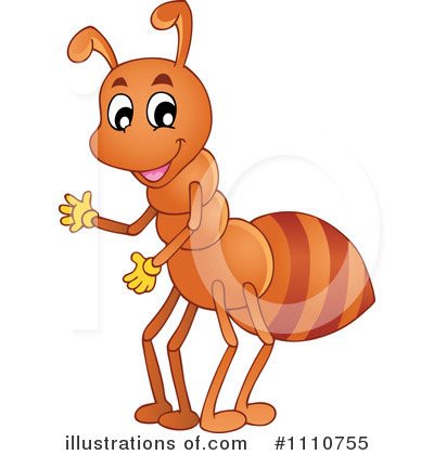 Royalty-Free (RF) Ant Clipart Illustration by visekart - Stock Sample #1110755